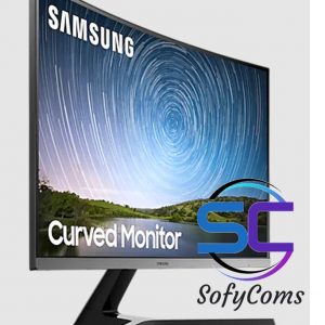 Samsung - LED-backlit LCD monitor - Curved Screen